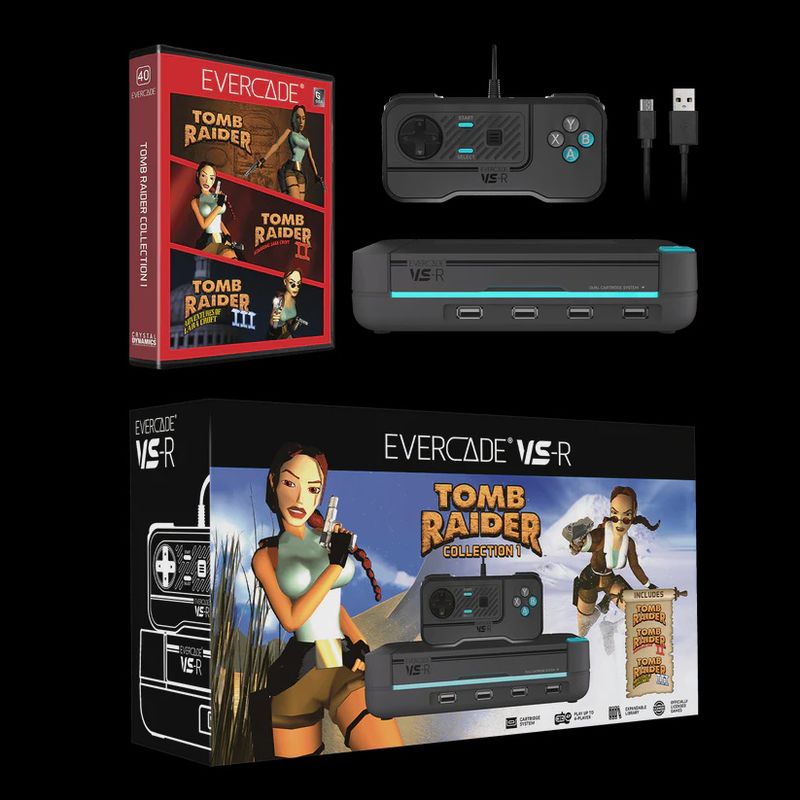 Evercade VS-R Console with Tomb Raider Collection - EVC