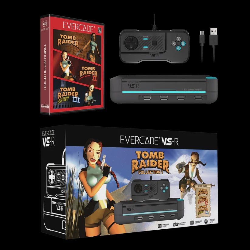 Evercade VS-R Console with Tomb Raider Collection - EVC