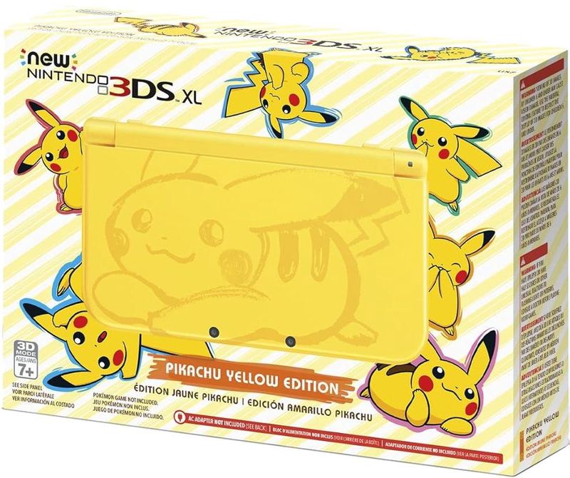 New Nintendo 3DS XL Pikachu Yellow Edition