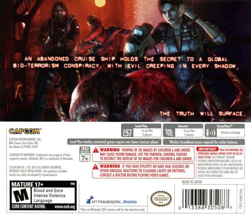 Resident Evil Revelations - 3DS