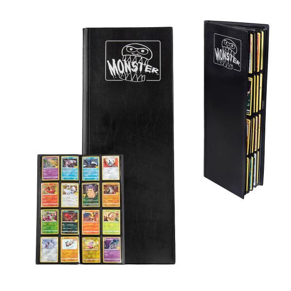 Monster 8 Pocket Tower Black Matte Binder