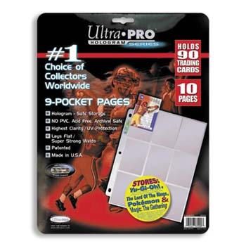 Ultra Pro 9 Pocket Binder Page 10ct Pack