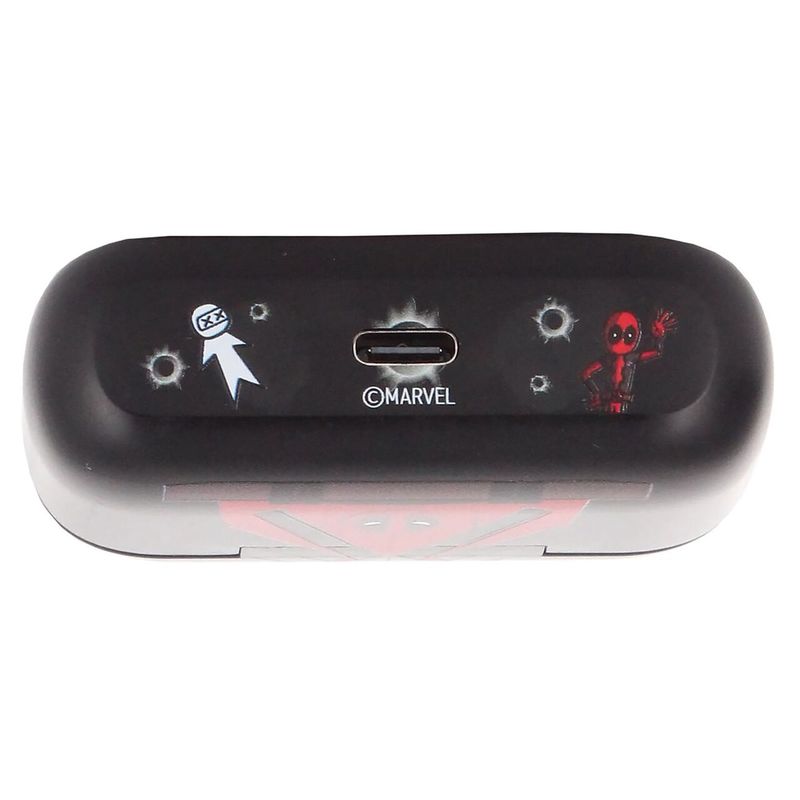 Deadpool Wireless Bluetooth Earbuds &amp; Holder