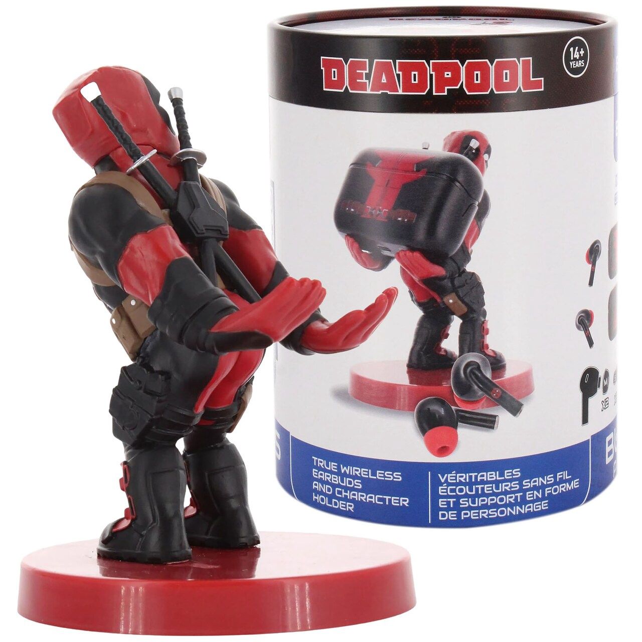 Deadpool Wireless Bluetooth Earbuds &amp; Holder