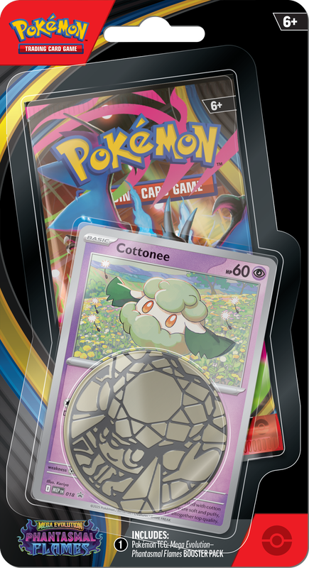 Pokemon Phantasmal Flames Checklane Blister (Cottonee)