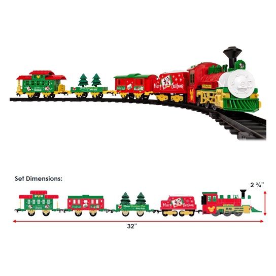 Lionel Disney Mickey Mouse Christmas Express Mini Train Set