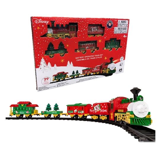 Lionel Disney Mickey Mouse Christmas Express Mini Train Set