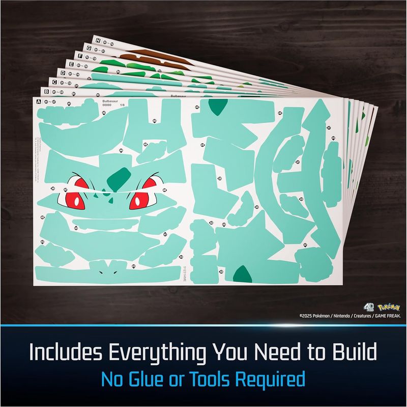 4D Build Pokemon Bulbasaur 3D Puzzle