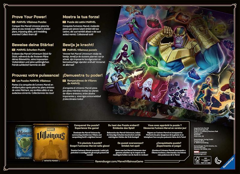 Villainous Marvel Ultron 1000PC Puzzle