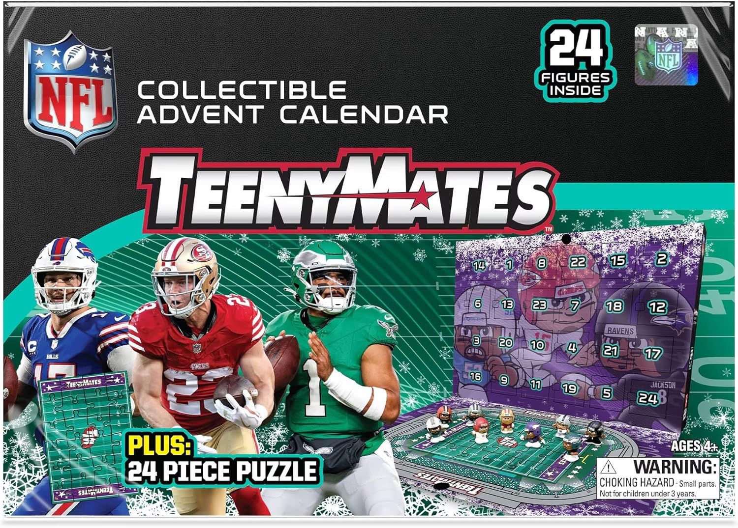 2025 NFL Teenymates Advent Calendar