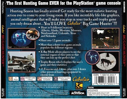 Big Game Hunter Ultimate Challenge - PS1