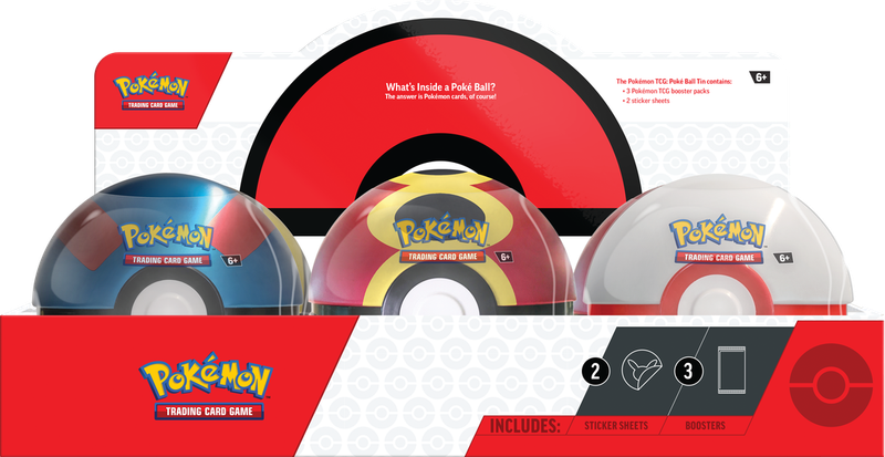 Pokemon Poke Ball Tin Q4 2025 (1 Random Tin)