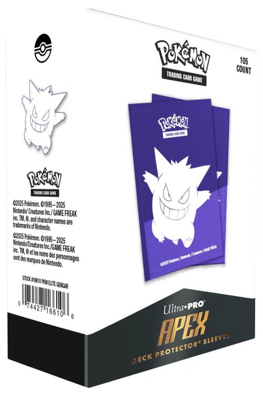 UP D-Pro Apex Pokemon Elite Gengar 105ct Sleeves