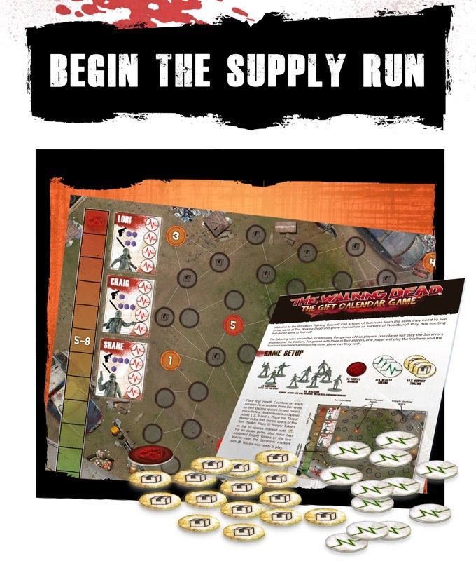 The Walking Dead Advent Calendar Game