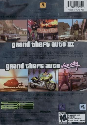 Grand Theft Auto Double Pack - XBOX