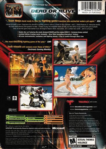 Dead or Alive Ultimate - XBOX