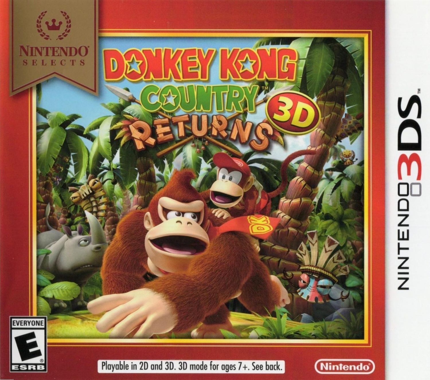 Donkey Kong Country Returns 3D [Nintendo Selects] - 3DS