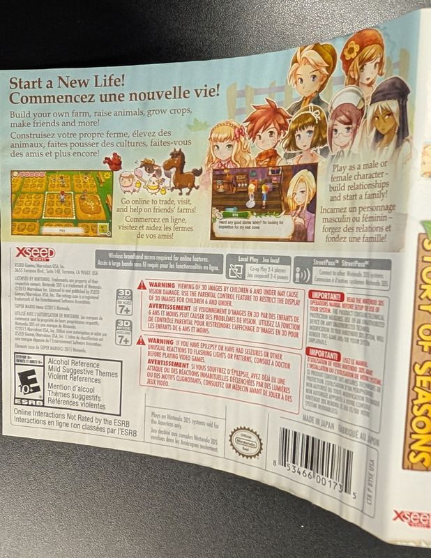 Story of Seasons - 3DS
