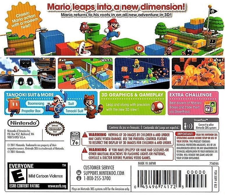 Super Mario 3D Land - 3DS