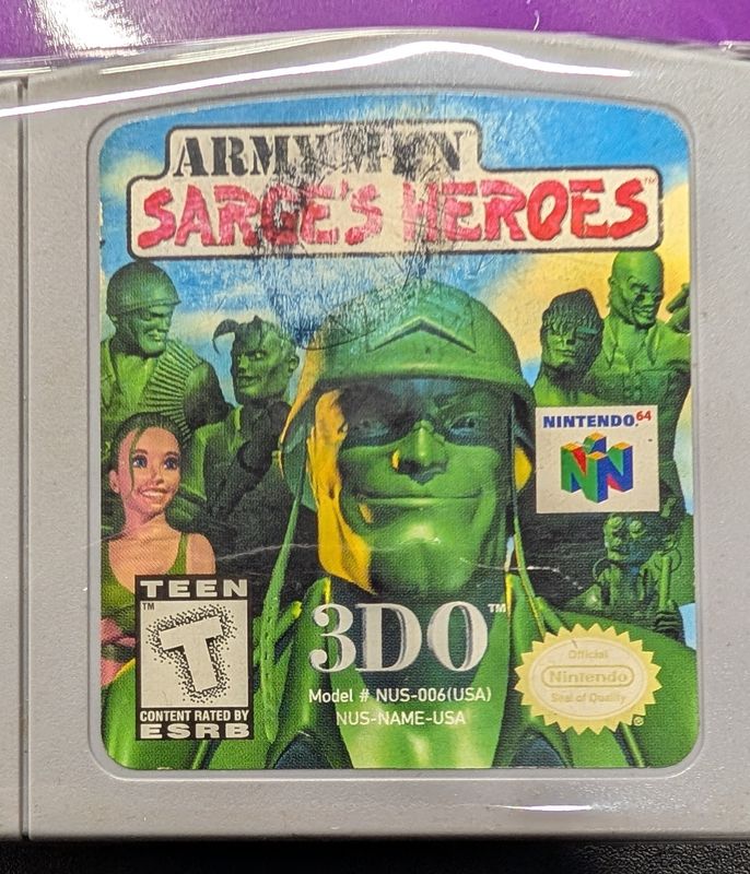 Army Men Sarge's Heroes - N64