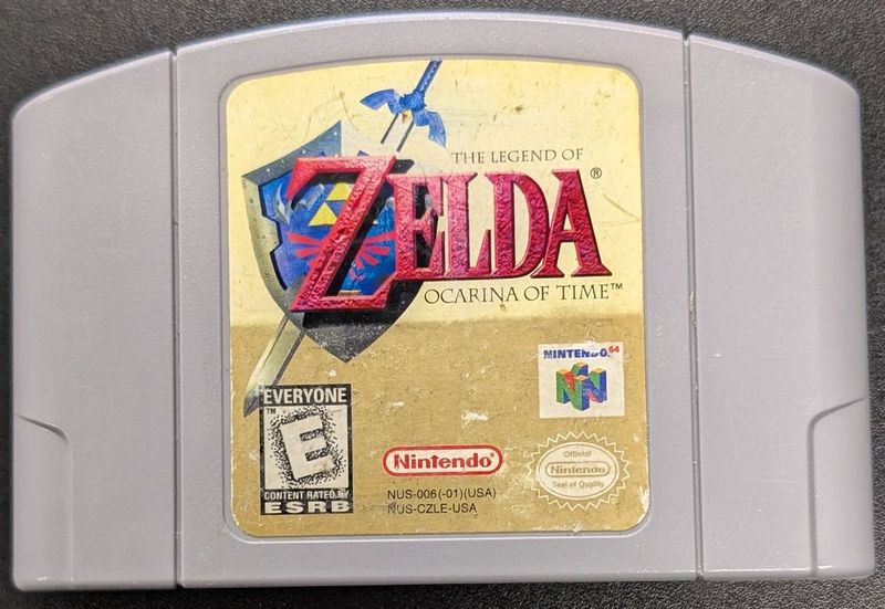 Zelda Ocarina of Time (Grey Cart) - N64