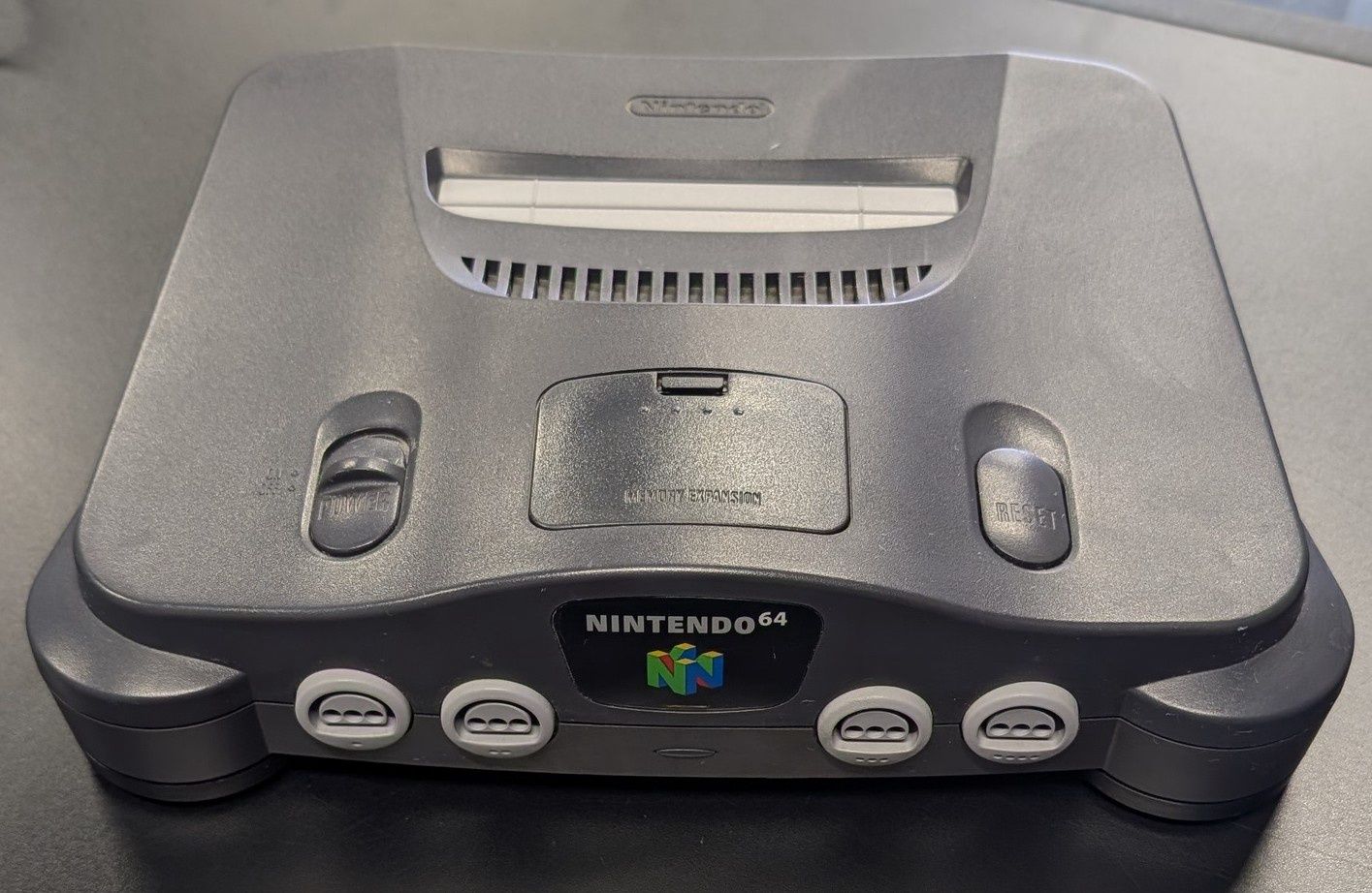 Nintendo 64 Console (Black with Blue Controller)