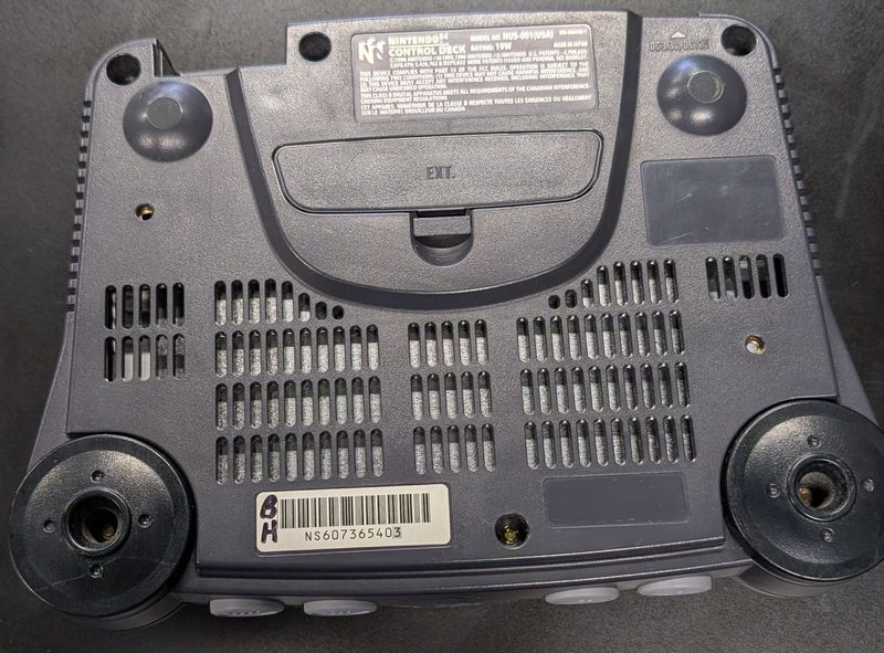 Nintendo 64 Console with Black Controller
