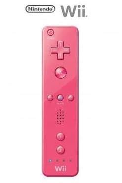 Wii Remote [Pink] with white nunchuck