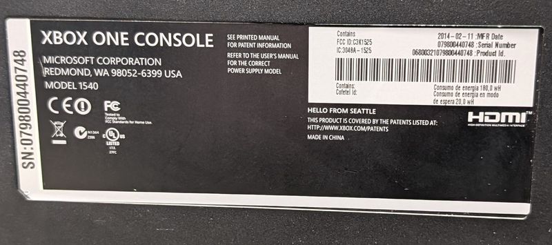 Xbox One 500GB Console (Black)