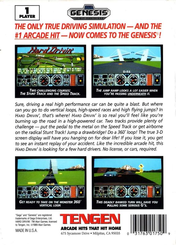 Hard Drivin - GEN