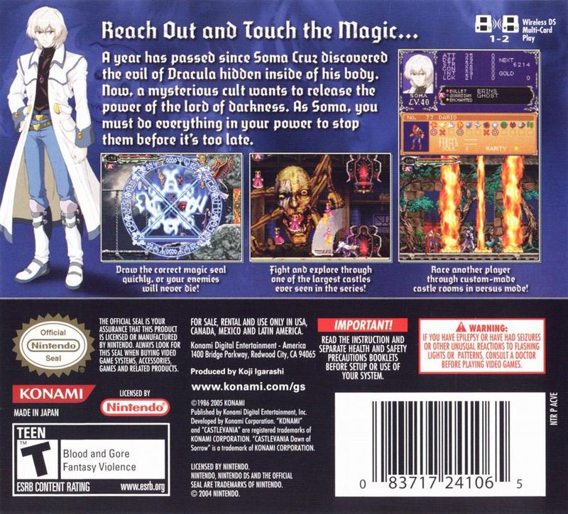 Castlevania Dawn of Sorrow - DS