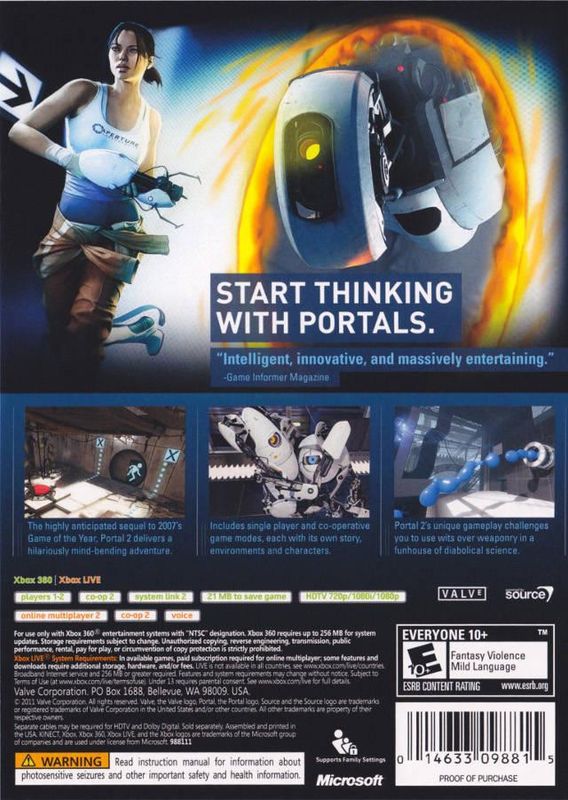 Portal 2 [Platinum Hits] - XB360