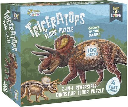 Kids Triceratops Floor Puzzle 100 Piece