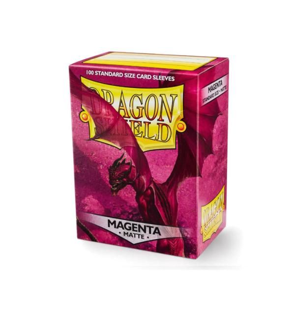 Dragon Shield Sleeves Matte Magenta 100CT
