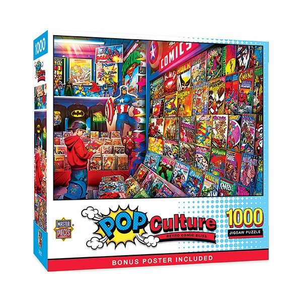 POP Culture Retro Comic Bliss 1000pc Puzzle