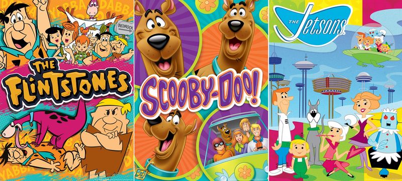 Hanna Barbara 3-Pack (Flintstones, Scooby Doo, Jetsons) 500pc Puzzles