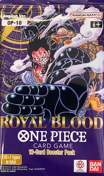 One Piece Card Game OP-10 Royal Blood Booster (1 Random Pack)