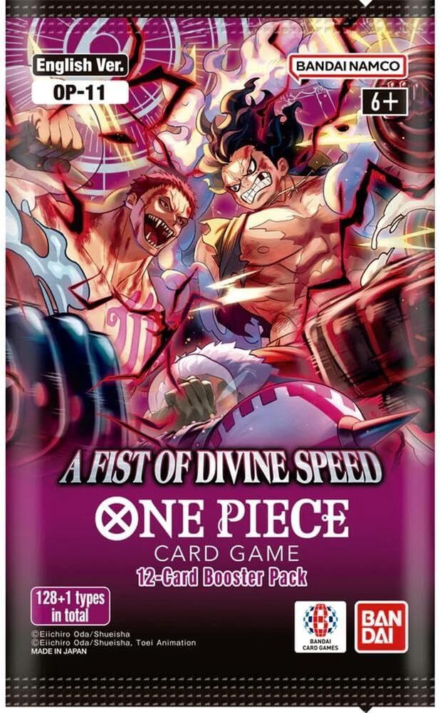 One Piece CG OP-11 A Fist of Divine Speed Booster (1 Random Pack)