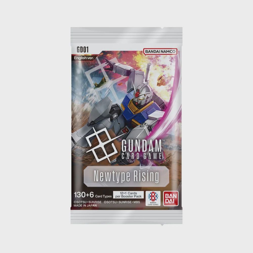 Gundam Card Game GD01 Newtype Rising Booster (1 Random Pack)
