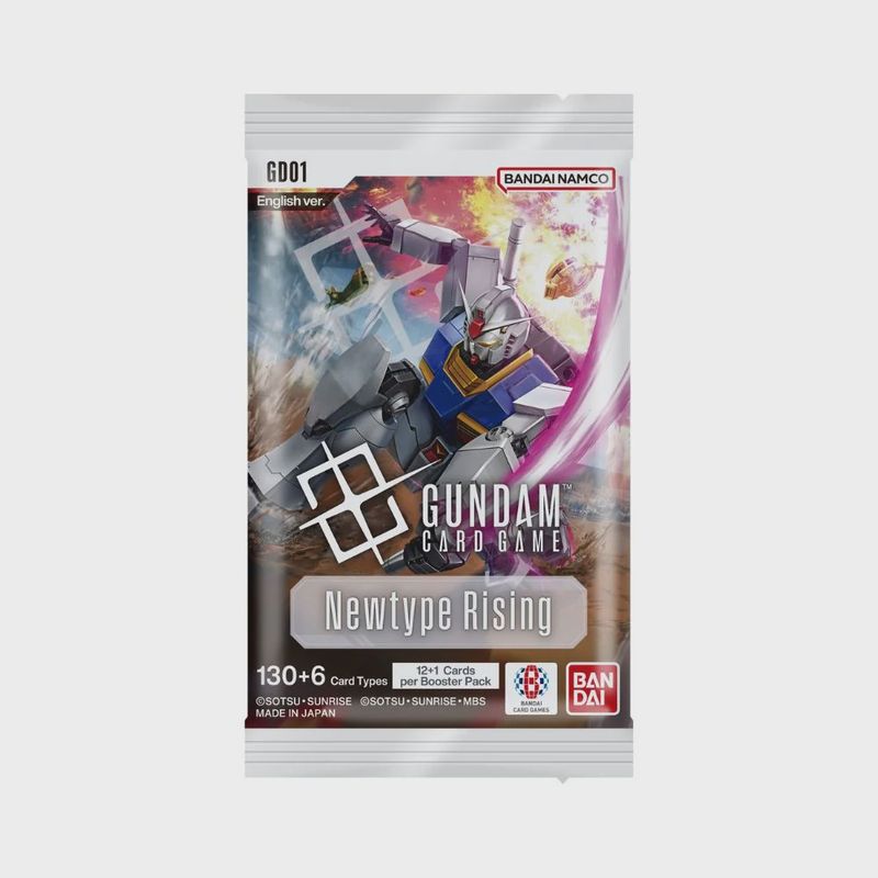 Gundam Card Game GD01 Newtype Rising Booster (1 Random Pack)