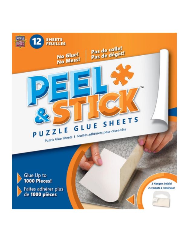 Master Pieces Peel &amp; Stick Puzzle Glue Sheets