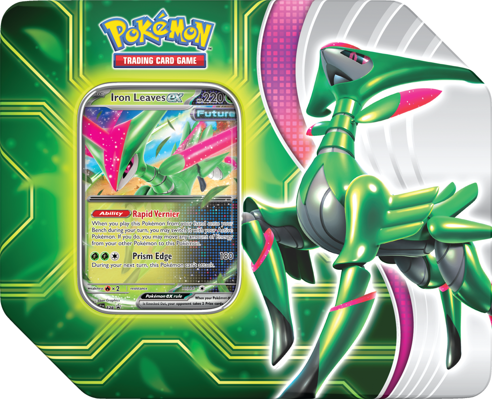 Pokemon Paradox Clash Tin (Iron Leaves)