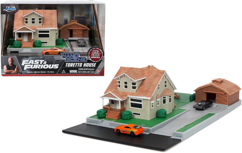 Jada Toys - Nano Scene Fast &amp; Furious Dom's House Diorama