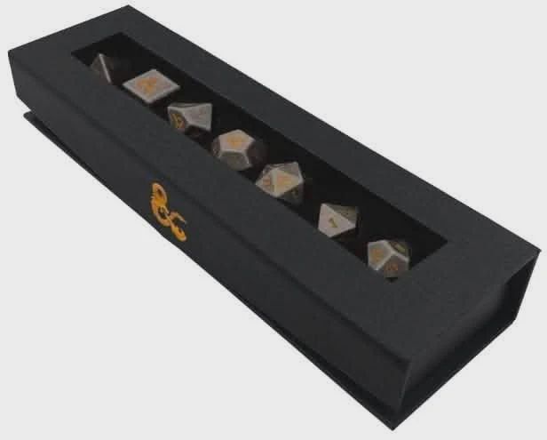Dungeons &amp; Dragons Heavy Metal (7) Set Of Dice - Realmspace