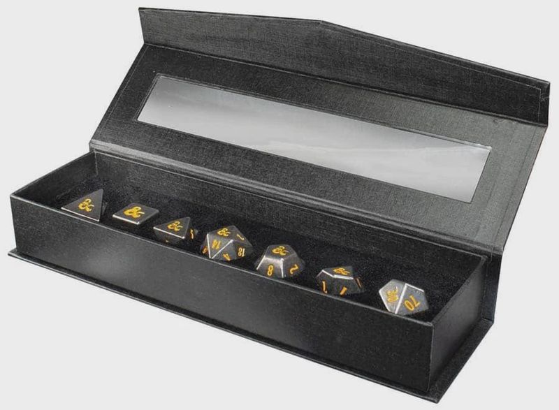 Dungeons &amp; Dragons Heavy Metal (7) Set Of Dice - Realmspace