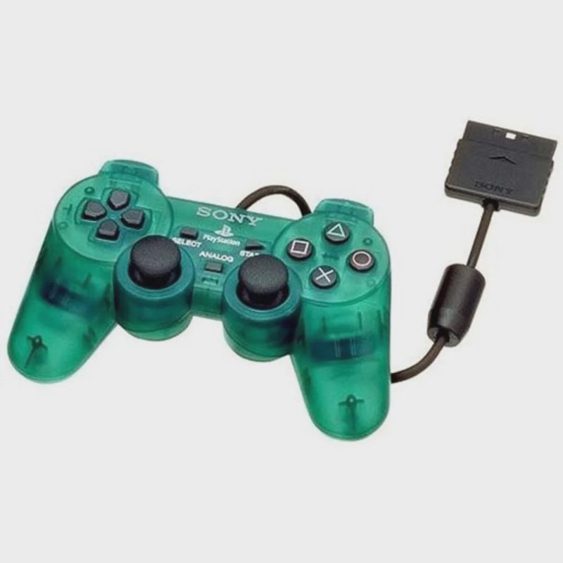 Playstation 2 Dualshock 2 Wired Controller (Emerald Green)