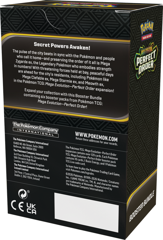 Pokemon Perfect Order Booster Bundle