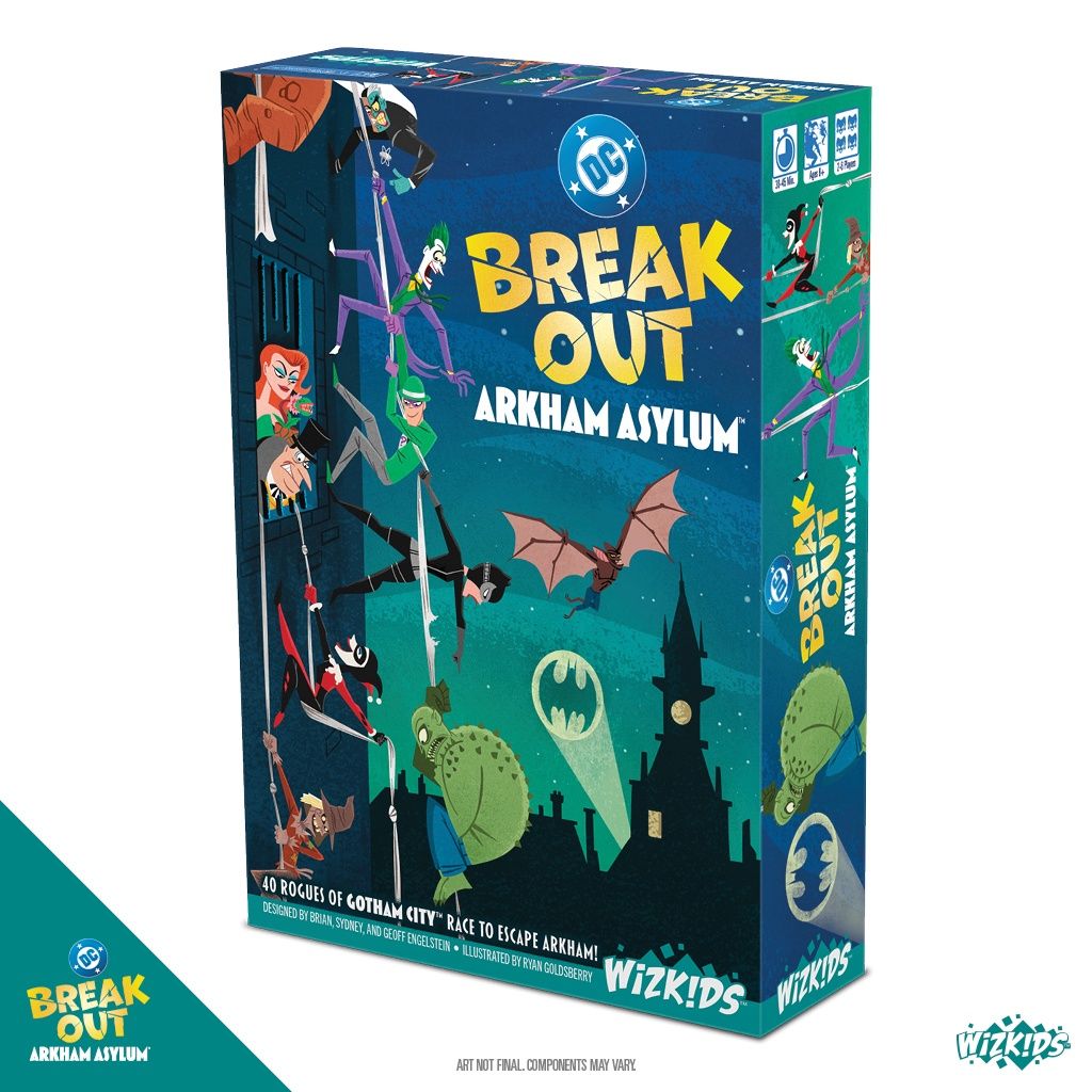 DC Breakout Arkham Asylum Board Game