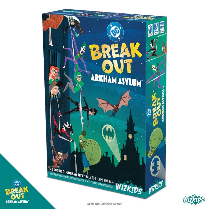 DC Breakout Arkham Asylum Board Game
