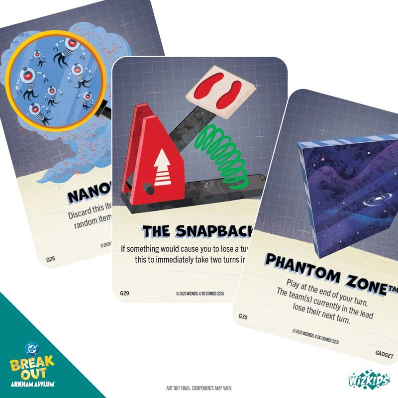 DC Breakout Arkham Asylum Board Game